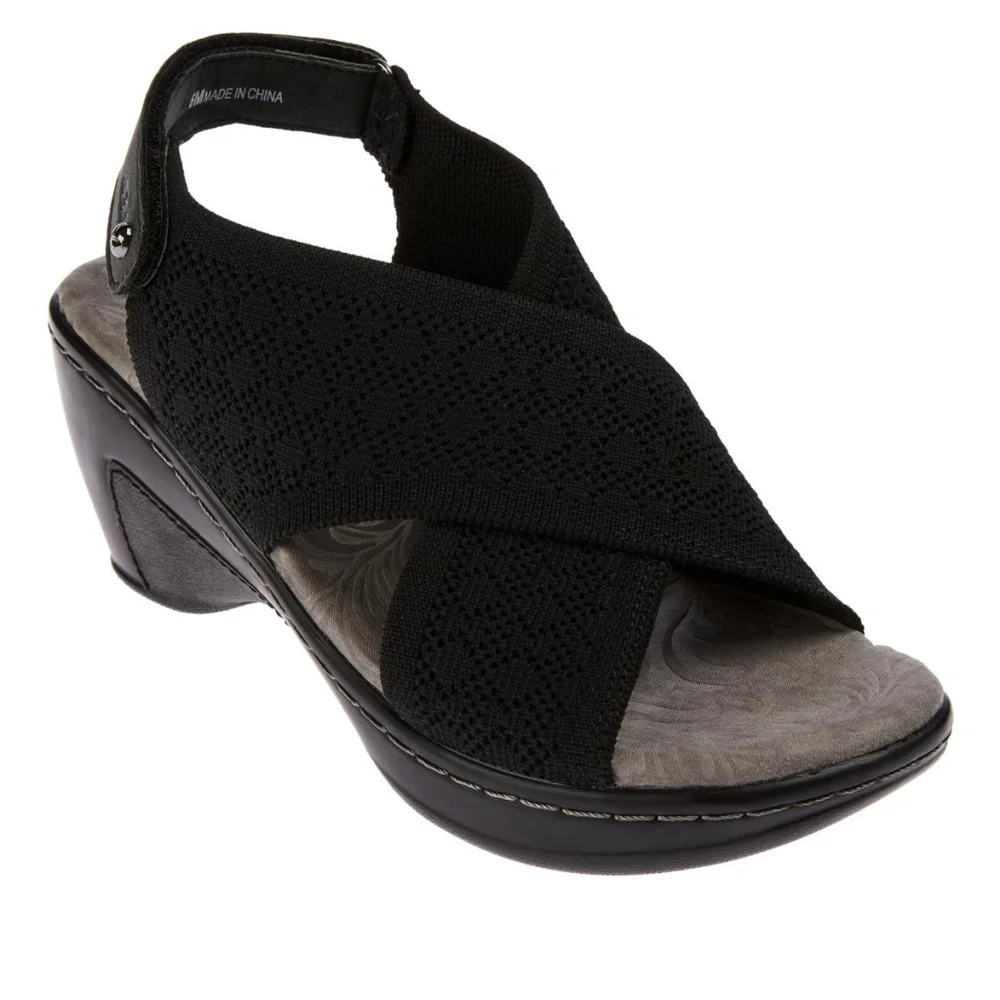 JBU Jambu Alyssa dressy Wedge Heel Sandal scomfortable velcr…
